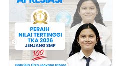 3 Siswa SD-SMP Asal Salatiga Raih Nilai Sempurna 100 di TKA 2026