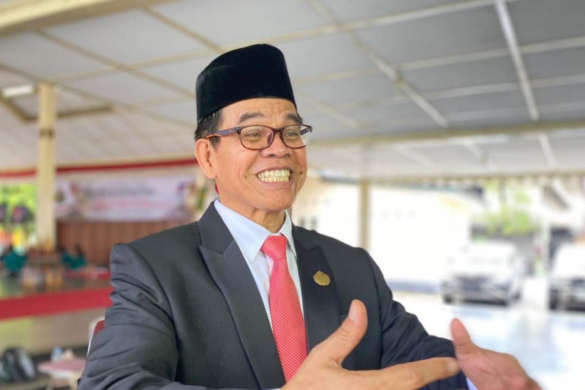 Sekretaris Jenderal Taman Siswa, Ki Saur Panjaitan ditemui di Taman Siswa, Yogyakarta, Jumat (2/5/2025).