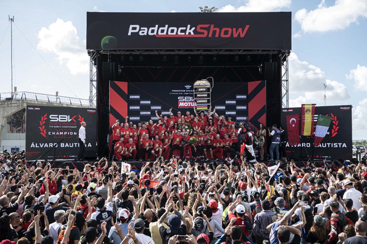 Ducati meraih gelar juara dunia World Superbike (WorldSBK) 2023 lewat Alvaro Bautista