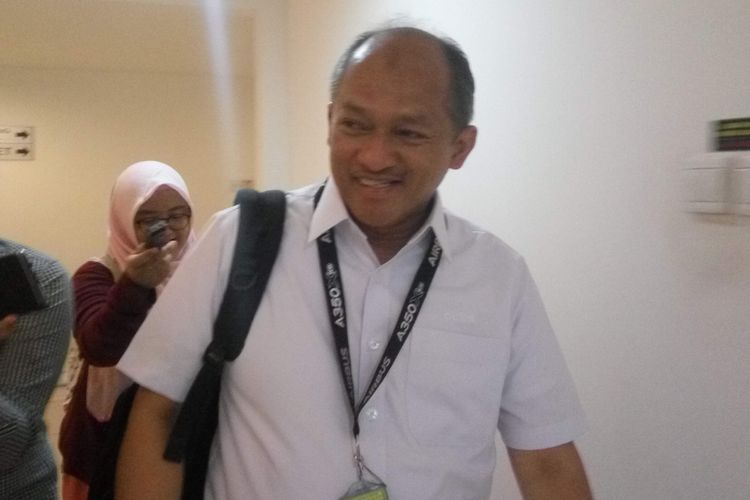 Direktur Utama Citilink Juliandra Nurtjahjo di Garuda Indonesia Training Center, Jakarta Barat, Rabu (23/1/2019).