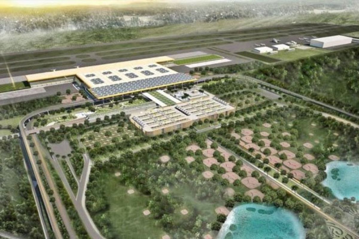 Desain Bandara New Yogyakarta International Airport di Kabupaten Kulon Progo, Yogyakarta.