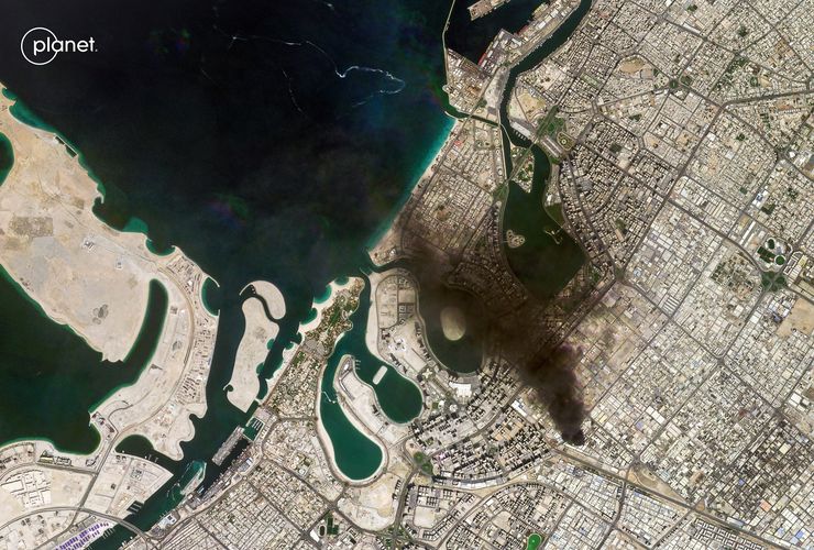 BERITA FOTO: Amukan Iran Hantam Semua Negara Teluk