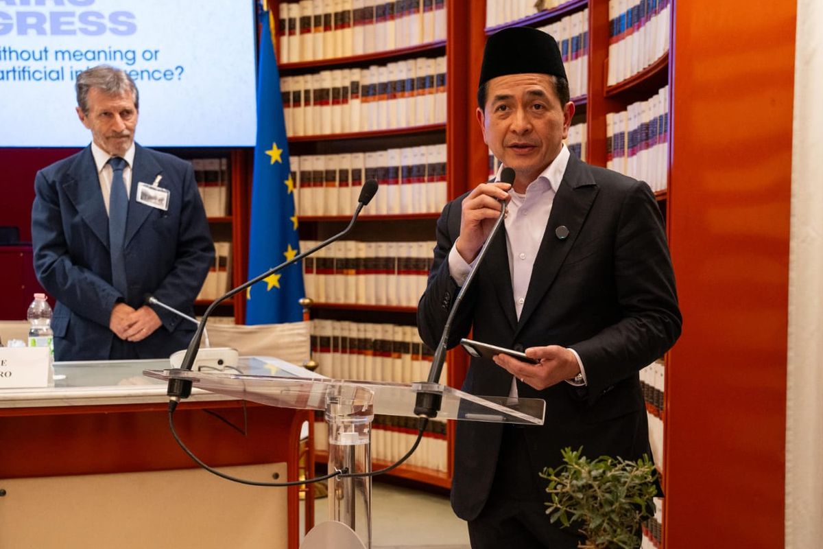 Di Hadapan Parlemen Italia, Arsjad Rasjid Bicara Pentingnya Etika Menggunakan AI