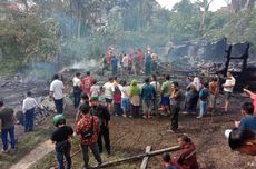 Dilalap Api Selama 30 Menit, 4 Rumah Warga di Jambi Hangus Terbakar