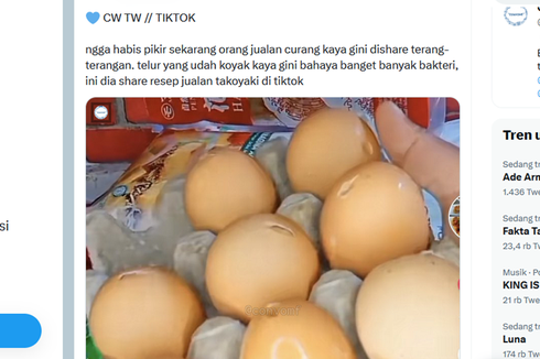 Ramai soal Telur Ayam Pecah Dijadikan Bahan Takoyaki, Amankah Dikonsumsi?