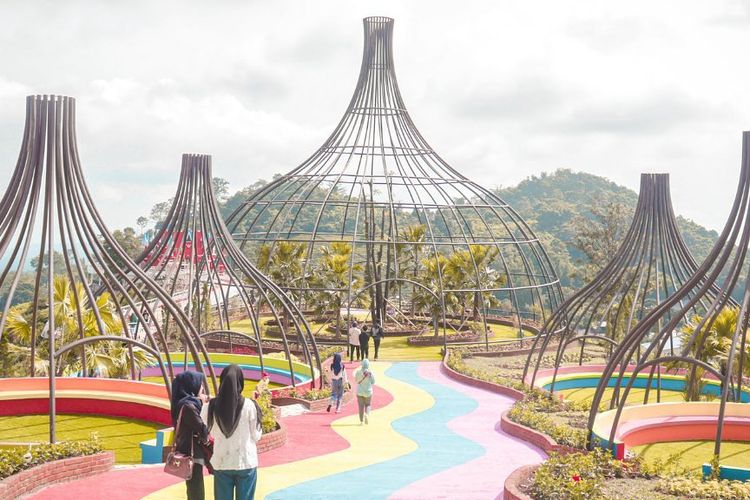 Spot wisata di Florawisata D'Castello Ciater, Subang