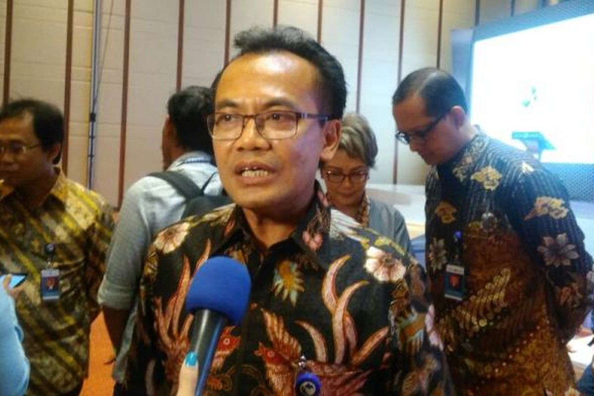 Pelaksana Tugas Ketua Dewan Direktur dan Direktur Eksekutif Eximbank Indonesia Susiwijono Moegiarso, di Jakarta, Selasa (7/2/2017).