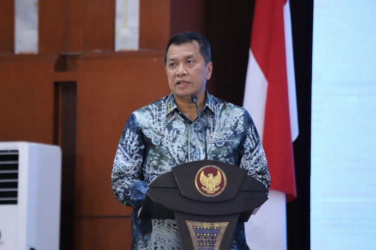 Wamenpan-RB Purwadi Arianto saat menghadiri Rapat Koordinasi Pelayanan Publik Se-Kalimantan Selatan (Kalsel) di Banjarmasin, Kalsel, Kamis (17/4/2025).