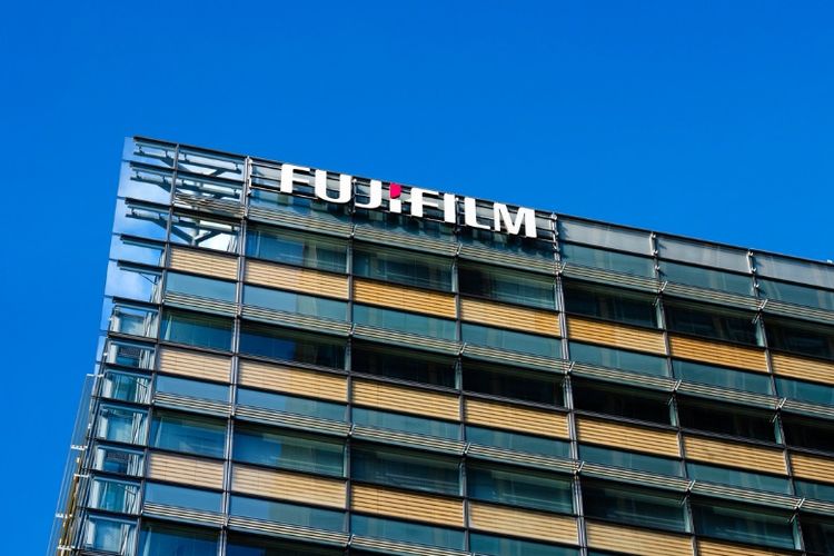 Global headquarters Fujifilm di Tokyo, Jepang.