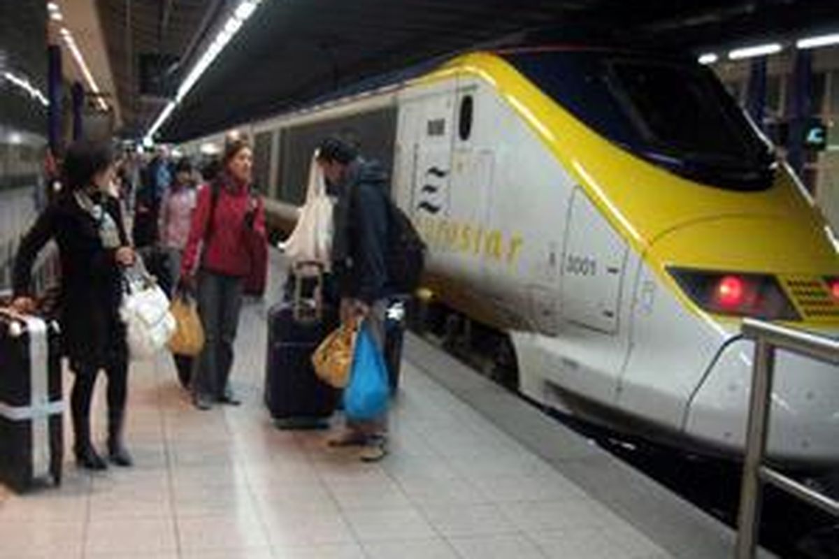 Para delegasi tiba di Belgia