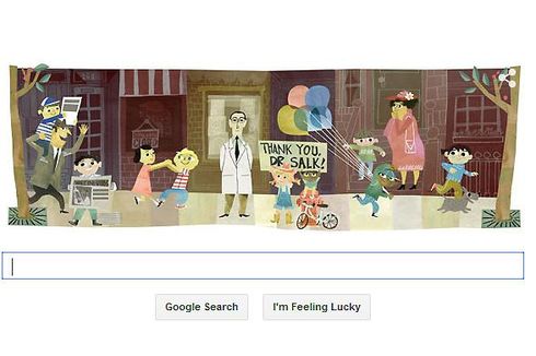 Jonas Salk, Penemu Vaksin Polio Jadi Google Doodle