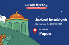 Jadwal Imsak dan Buka Puasa di Provinsi Papua, 9 April 2024