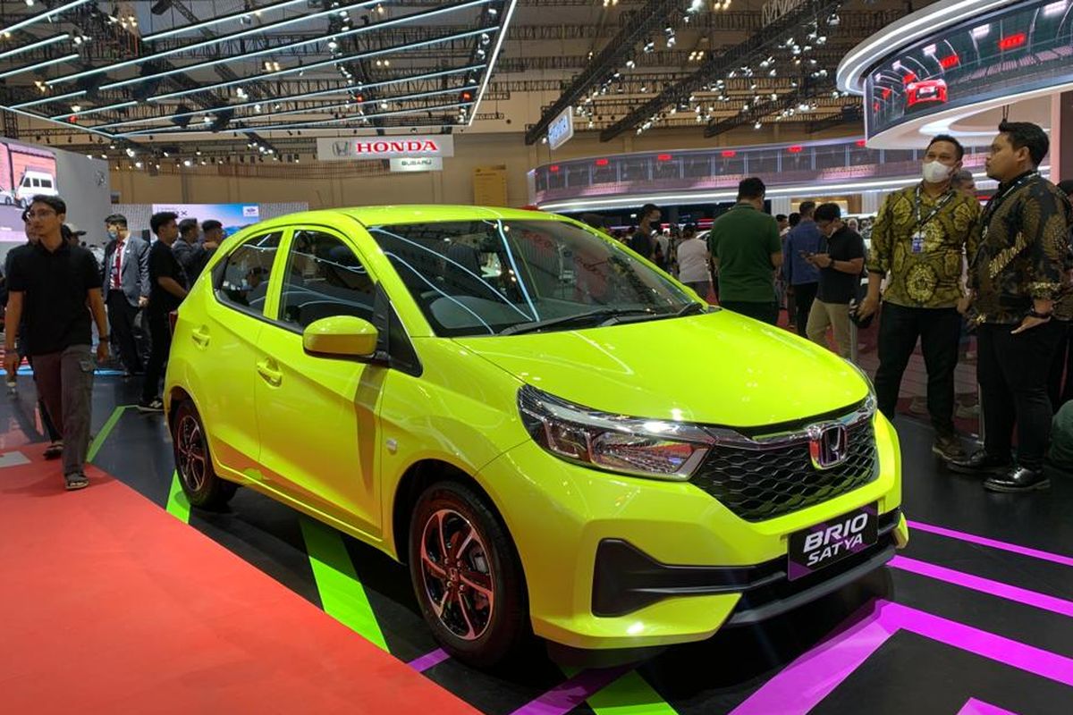 Honda Brio Satya tipe E CVT di GIIAS 2023