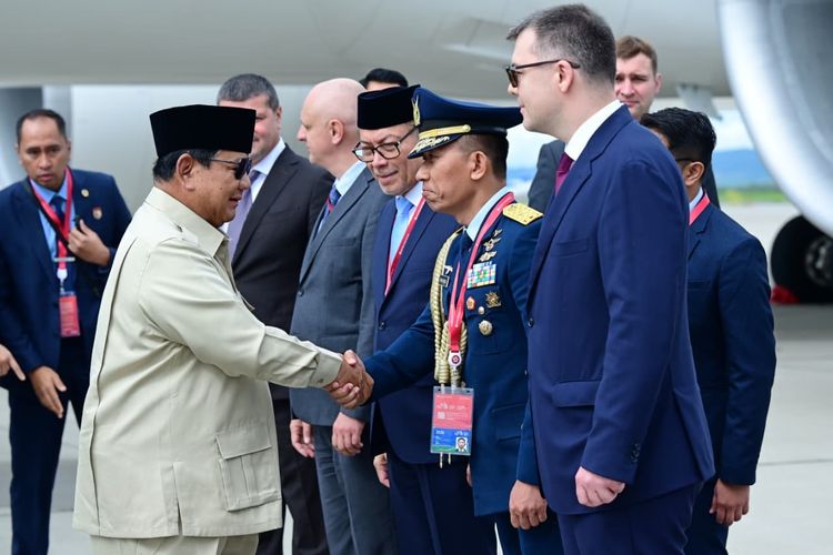 Prabowo Tiba di Rusia, Bakal Jadi Tamu Kehormatan Utama EEF Ke-11