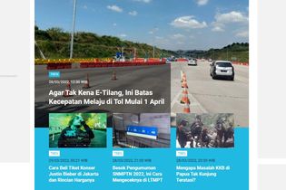 [POPULER TREN] Batas Kecepatan Melaju di Tol Mulai 1 April | Cara Mengecek Pengumuman SNMPTN 2022