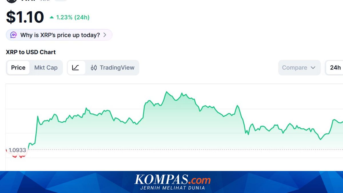 Harga XRP Hari Ini 11 Juli 2026, Ikuti Kenaikan Pasar Kripto