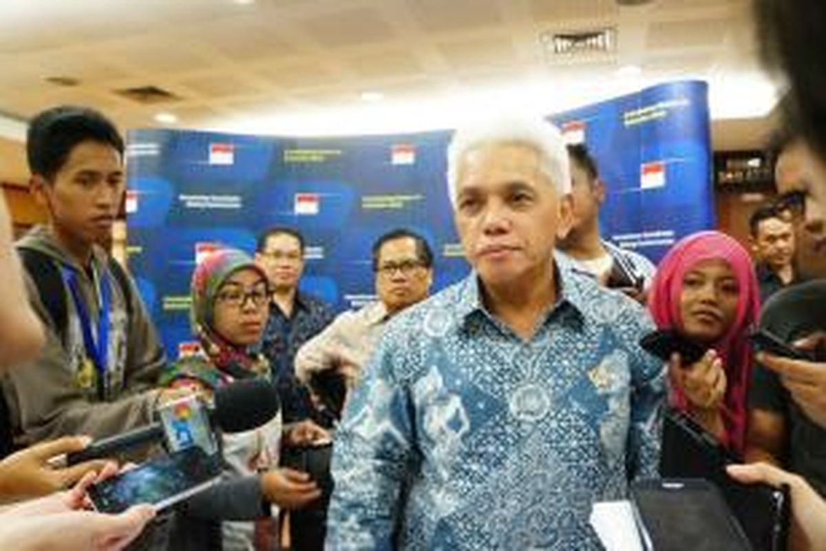 Menko Perekonomian yang juga Ketua Umum DPP PAN, Hatta Rajasa, di Jakarta, Jumat (11/4/2014).