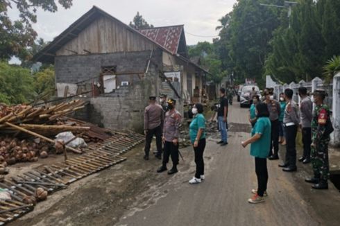 17 Rumah Warga Rusak akibat Puting Beliung di Minahasa Utara