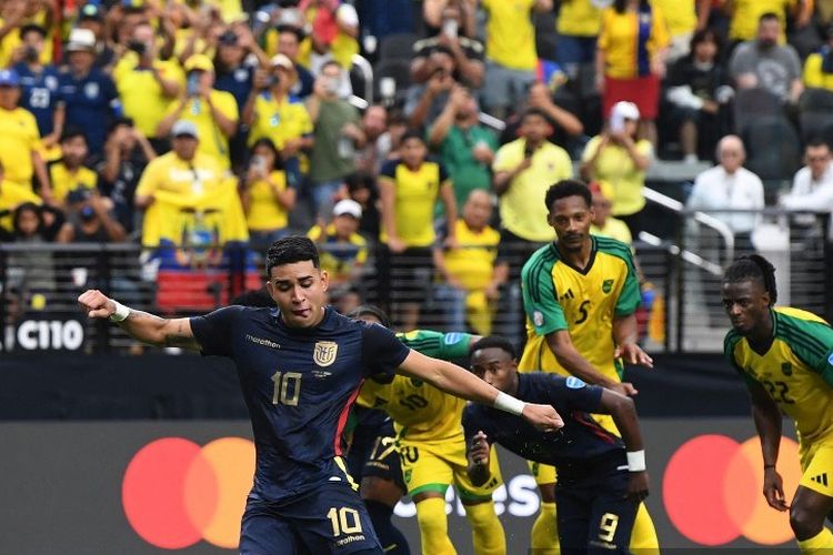 Hasil Ekuador Vs Jamaika 3-1: Gol Bunuh Diri dan Penalti Warnai Kemenangan La Tri