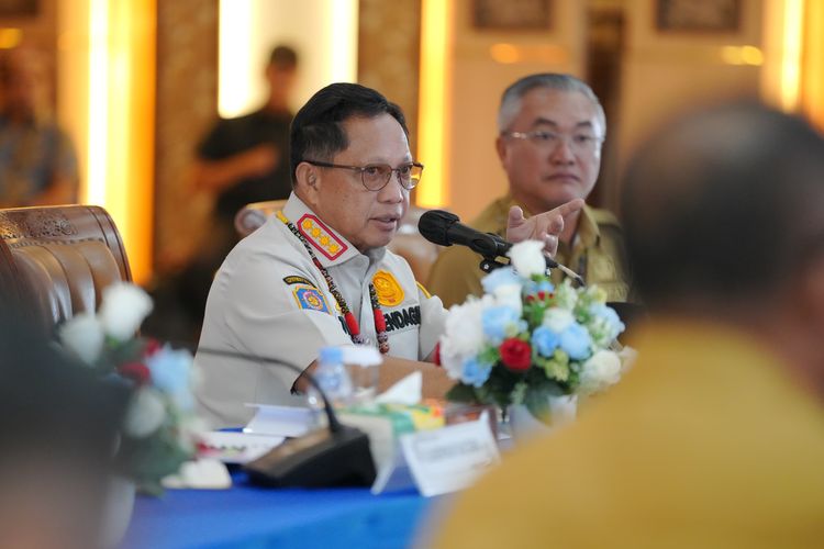 Mendagri Tito Pimpin Rakor Bersama Pemkab Malinau, Bahas Pembangunan Infrastruktur Perbatasan