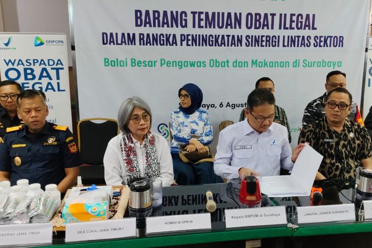BPOM Surabaya Musnahkan 97.676 Tablet Obat Ilegal, Selamatkan Ribuan Pelajar dari Penyalahgunaan