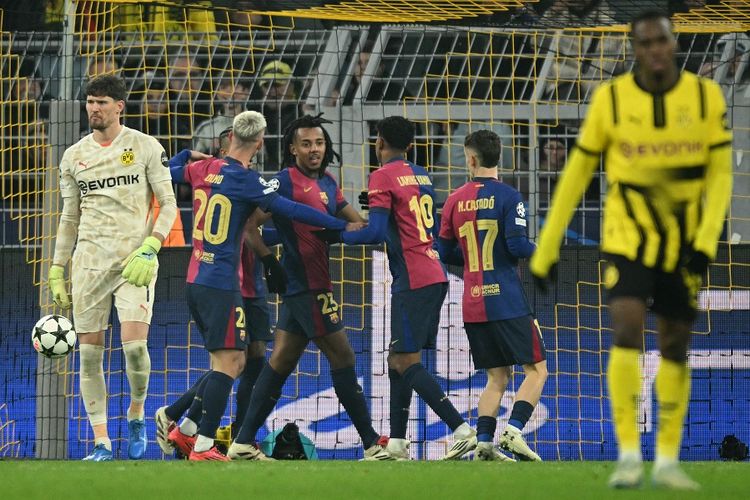Hasil Dortmund Vs Barcelona 2-3, Gol Ferran Torres Penentu 3 Poin Barca