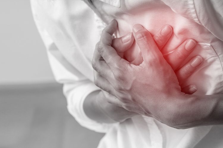 Ilustrasi serangan jantung. Para peneliti melaporkan, orang yang mengalami nyeri setelah serangan jantung memiliki risiko kematian lebih tinggi beberapa tahun ke depan.