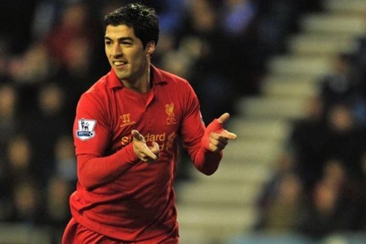 Striker Liverpool asal Uruguay, Luis Suarez.
