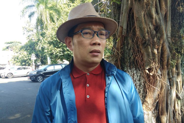 Gubernur Jawa Barat Ridwan Kamil saat ditemui di Gedung Pakuan, Kota Bandung, Senin (7/8/2020).