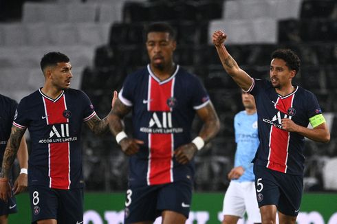 Hasil PSG Vs Man City: Marquinhos Jadi Pembeda di Babak Pertama