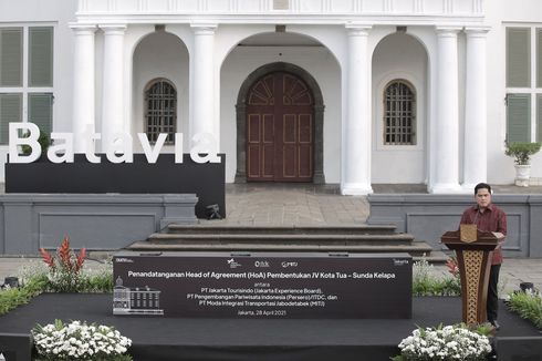 Revitalisasi Kawasan Kota Tua, Erick Thohir: Saatnya Kita Bangun Destinasi Turis Lokal