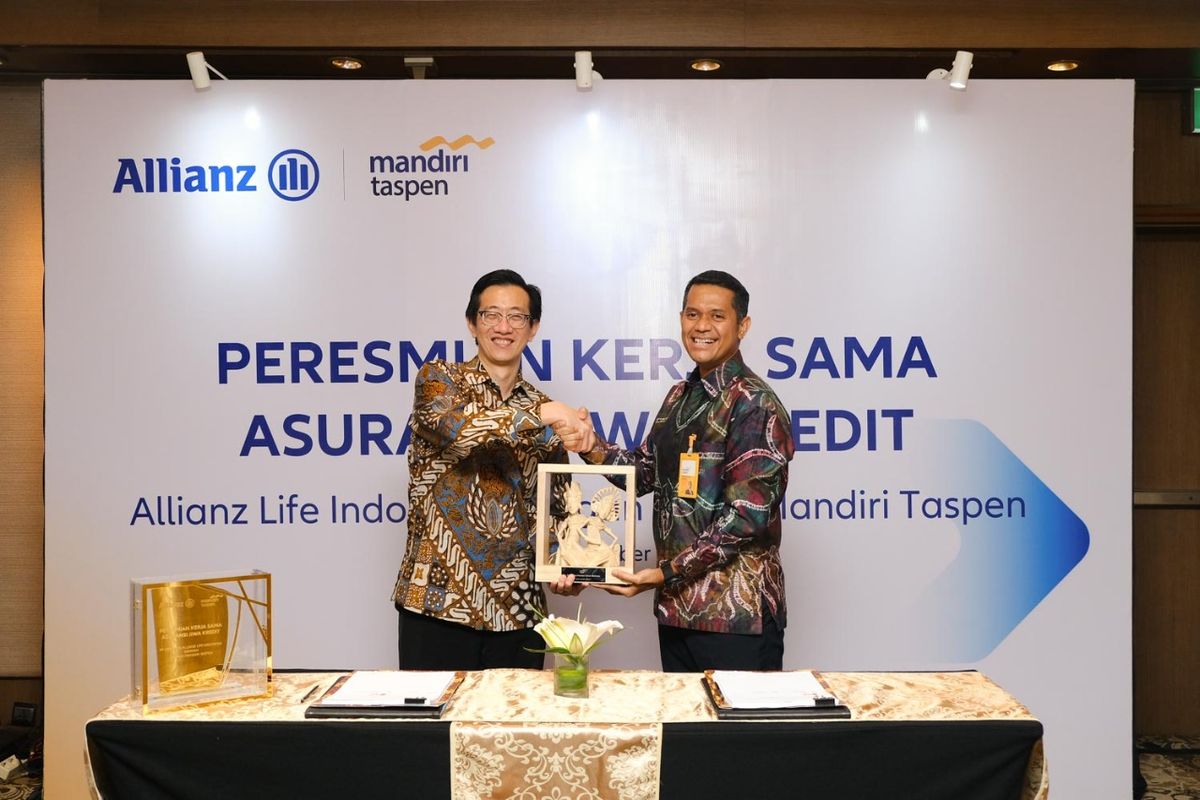 PT Asuransi Allianz Life Indonesia (Allianz Life Indonesia) gandeng PT Bank Mandiri Taspen melakukan kerja sama untuk menyediakan perlindungan asuransi jiwa kredit