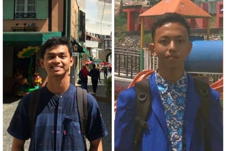 Muhammad Irfan dan Muhammad Hanan, dua siswa peraih nilai sempurna atau 1.000 untuk program Saintek UTBK 2021.