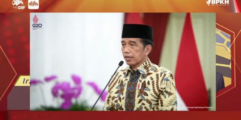 Update, Jokowi Yakin Industri Syariah RI Bisa Mengentaskan Kemiskinan, Potensinya 1,5 Triliun Dollar AS