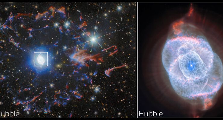 Detik-Detik Kematian Bintang di Nebula Mata Kucing, Difoto Hubble dan Euclid