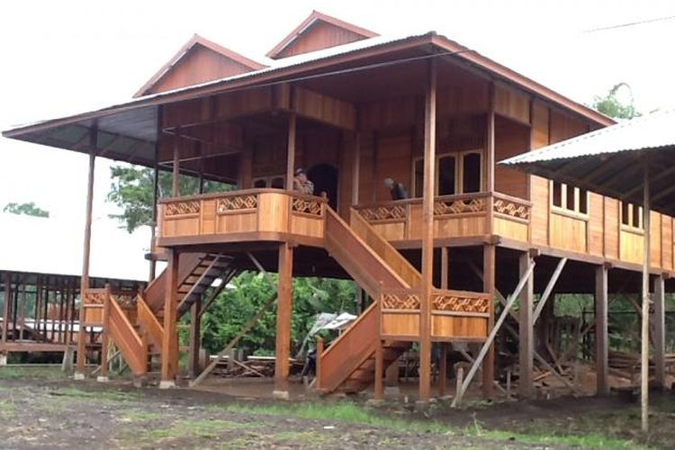 Rumah Wale, rumah tradisional Minahasa.