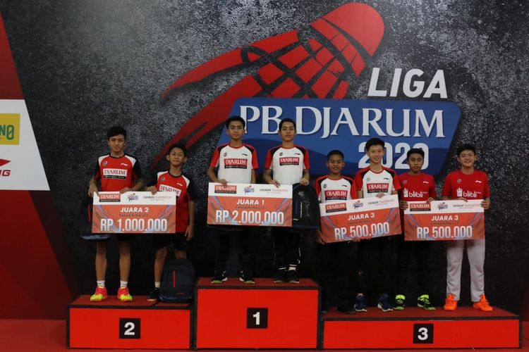 Atlet muda PB Djarum menunjukkan sisi kompetitif saat berlaga di Liga PB Djarum 2020 yang dihelat di GOR GOR Djarum Jati, Kudus, Jawa Tengah sejak Senin (6/7/2020) hingga Sabtu (11/7/2020). 