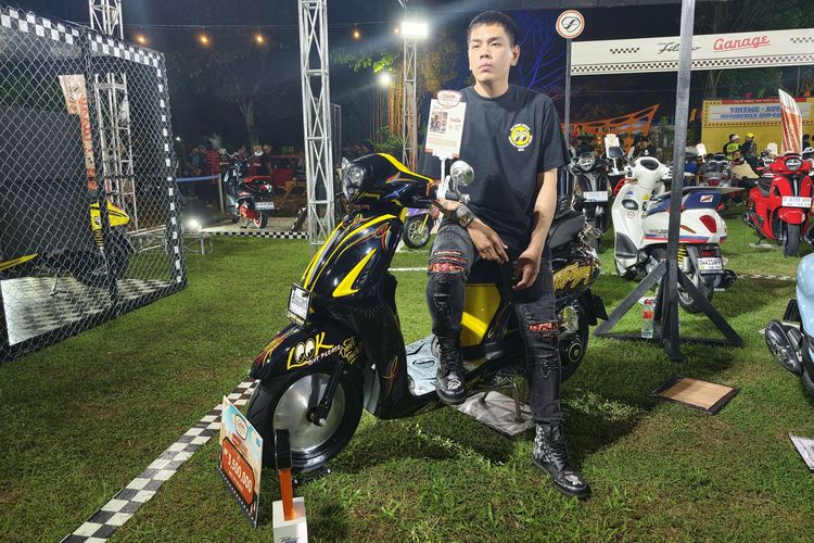 Modifikasi Gaya Mooneyes, Juara di Yamaha Classy Modifest Bandung
