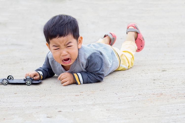 Ilustrasi anak tantrum, apakah tantrum itu bahaya?