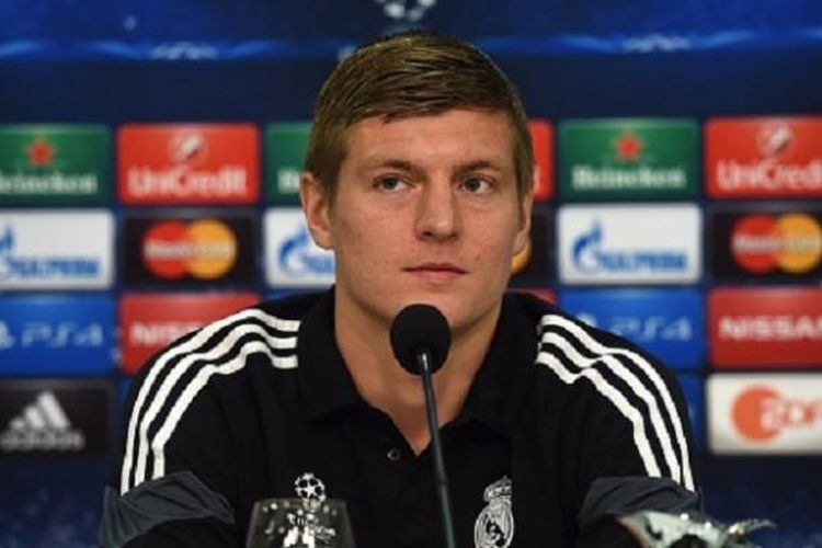 Gelandang Real Madrid asal Jerman, Toni Kroos.