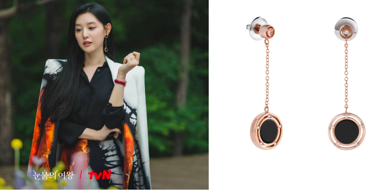 Damiani D.Side Earings, salah satu perhiasan mewah Kim Ji Won yang berperan sebagai Hong Hae In di drama Queen of Tears
