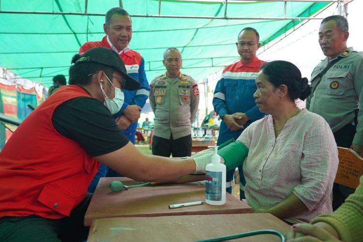 Pertamina Buka Posko Kesehatan Gratis untuk Pengungsi Gempa di Reo, Manggarai