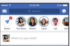 Facebook Stories Serupa Snapchat Bisa Dijajal di Indonesia