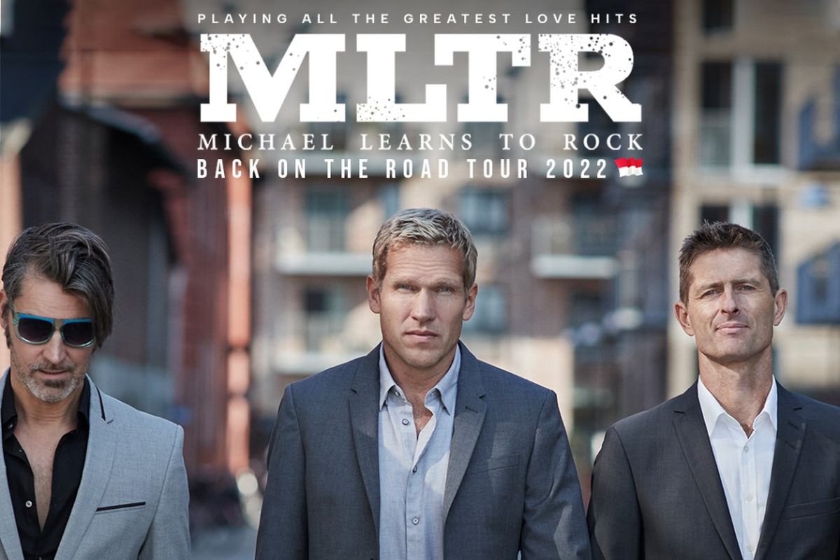 Grup Michael Learns to Rock (MLTR) akan menggelar konser bertajuk Back On The Road Tour 2022 di Jakarta dan Surabaya, masing-masing pada 16 dan 19 Oktober 2022.