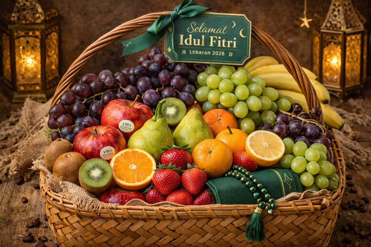 Hampers lebaran buah segar