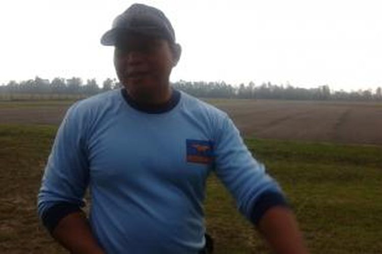 Kapten Komando Pasukan Katak (Kopaska) Edi Tirtayasa, saat ditemui di Lanud Iskandar, Pangkalan Bun, Kalimantan Tengah, Rabu (31/12/2014).