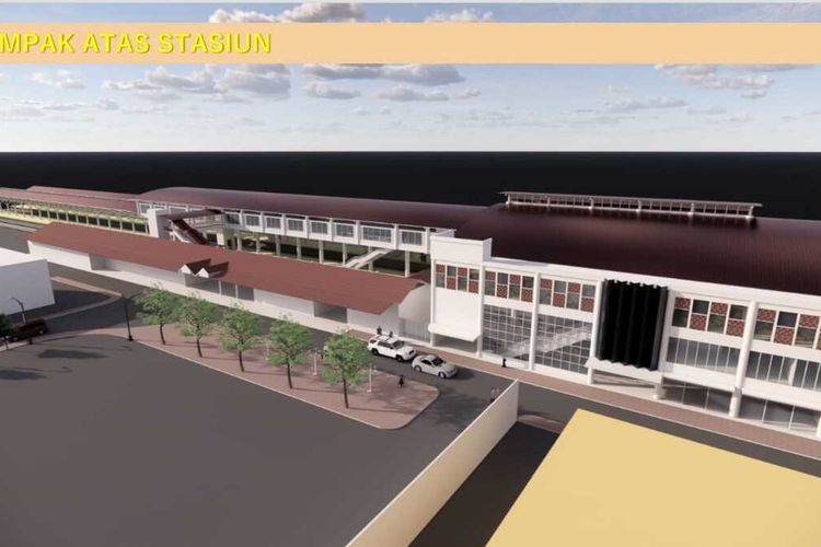 Master plan Stasiun Rangkasbitung Ultimate yang akan dibangun pada 2023