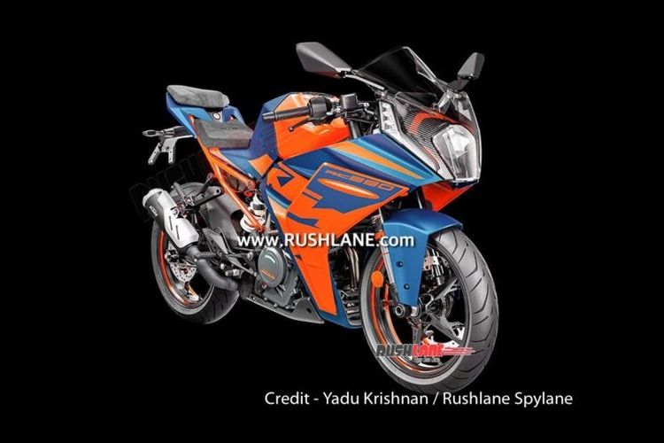 Penampakan KTM RC390 2022 yang bocor