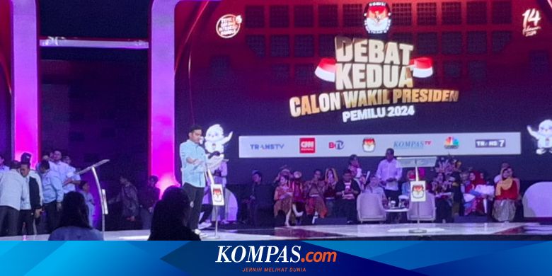Gibran Salim ke Cak Imin dan Mahfud di Panggung Debat