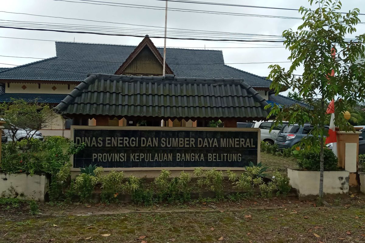 Kantor Dinas ESDM Kepulauan Bangka Belitung.